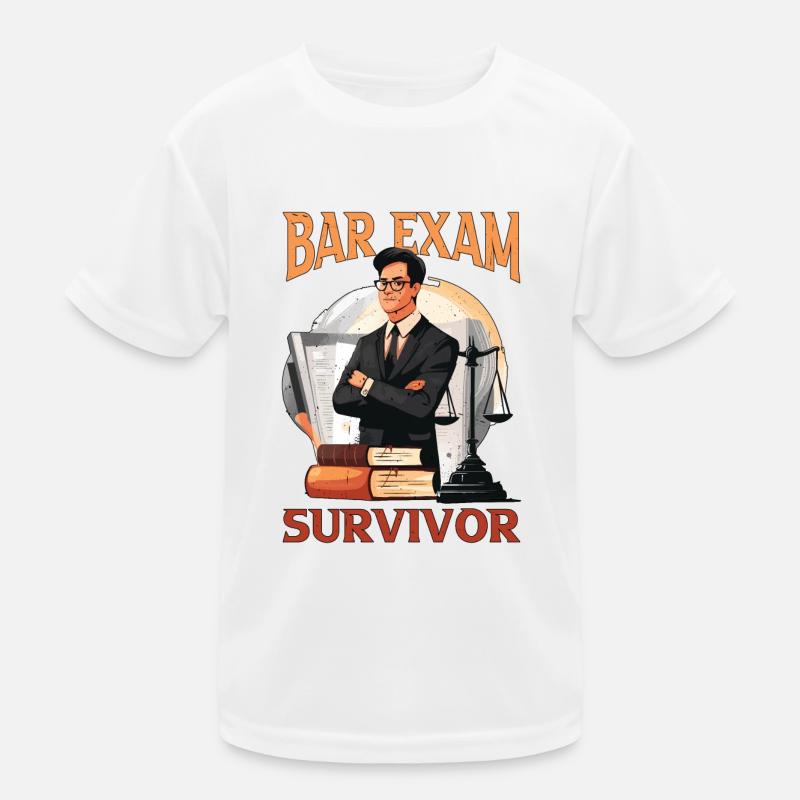 Bar Exam Survivor 5 Kids Functional T-Shirt