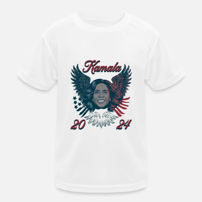 Kamala 2024 Soon Eagle Kids Functional T-Shirt