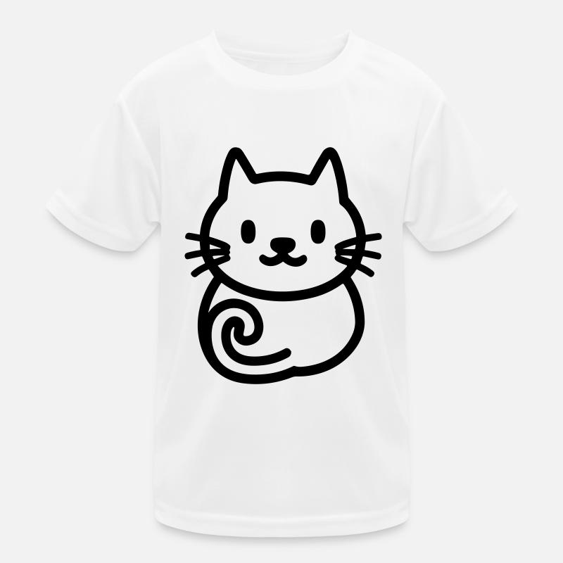 chat T-shirt sport Enfant