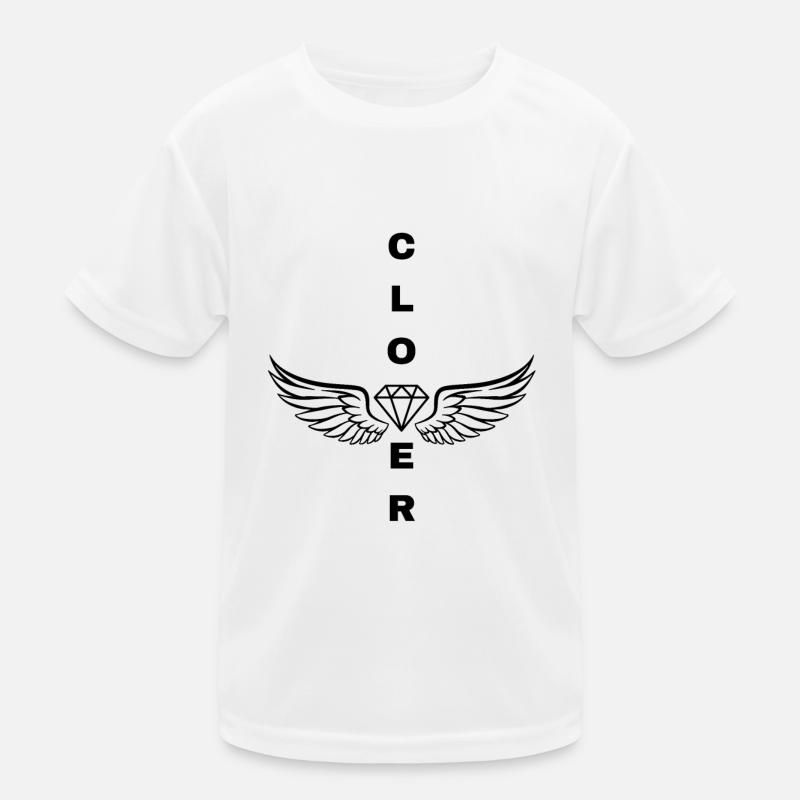 CloverDiamond black Edition Kinder Funktions-T-Shirt