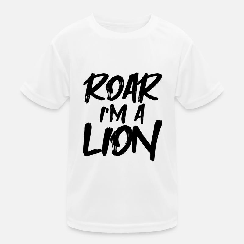 Roar I'm A Lion Kinder Funktions-T-Shirt