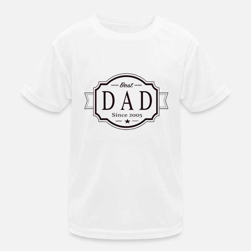 Bester Papa seit 2005 Kinder Funktions-T-Shirt