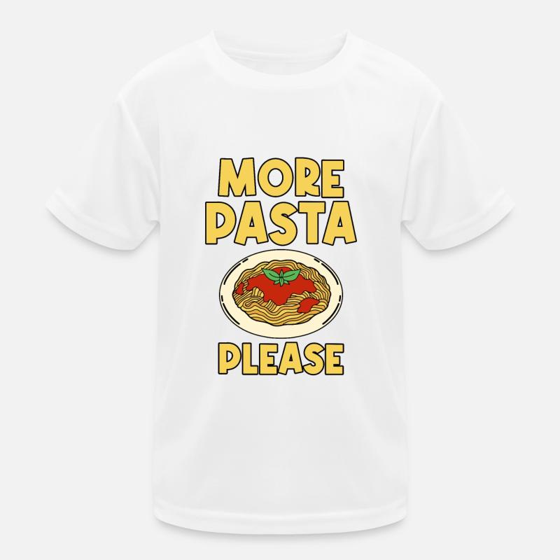 More Pasta Please 2 Kinder Funktions-T-Shirt