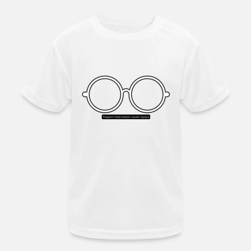 frequent masturbation causes myopia Kids Functional T-Shirt