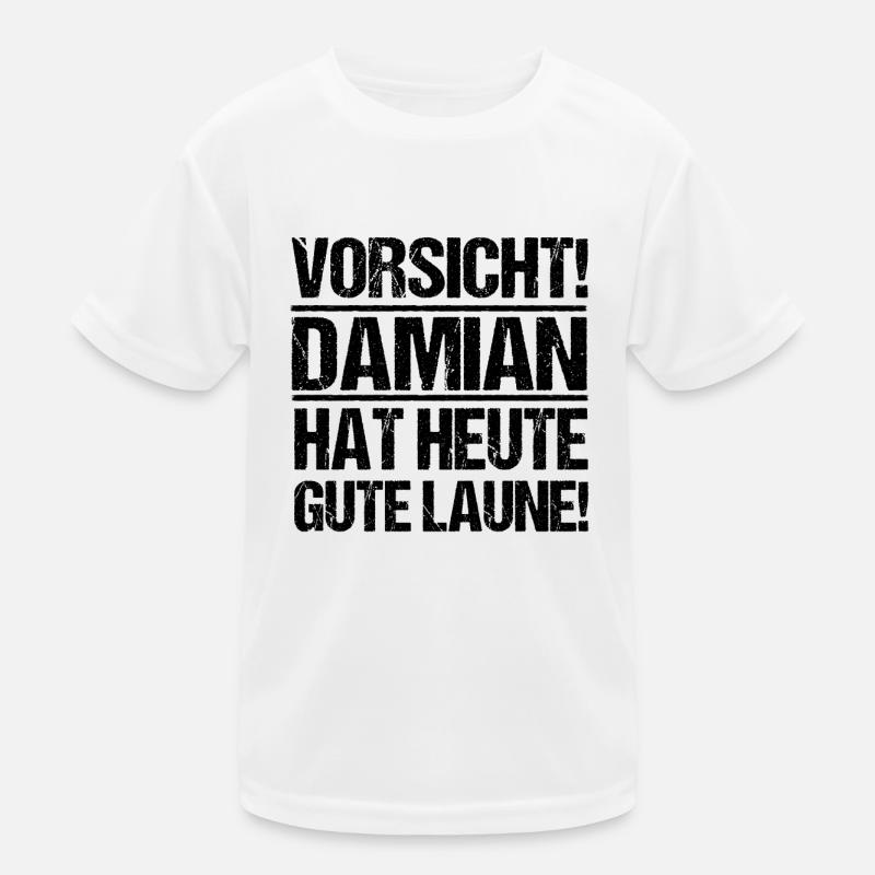 Prénom Damian T-shirt sport Enfant