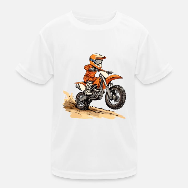 Motocross et moto tout-terrain T-shirt sport Enfant