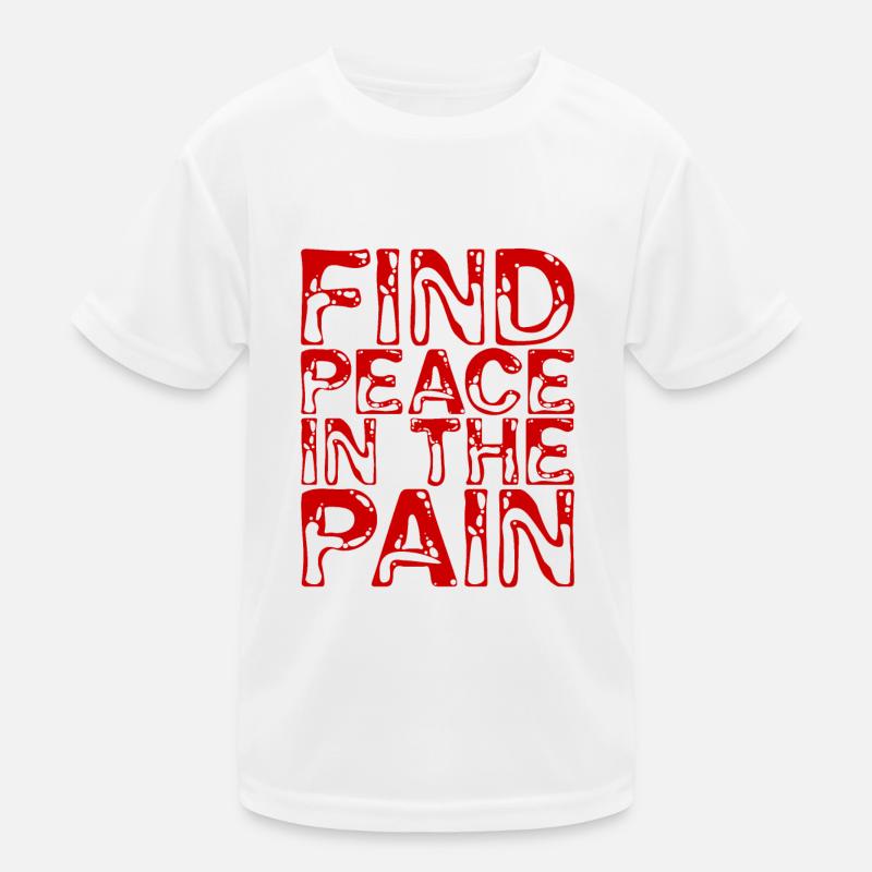 Trouver la paix dans la douleur 2 T-shirt sport Enfant