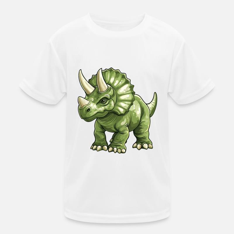 Triceratops Kids Functional T-Shirt