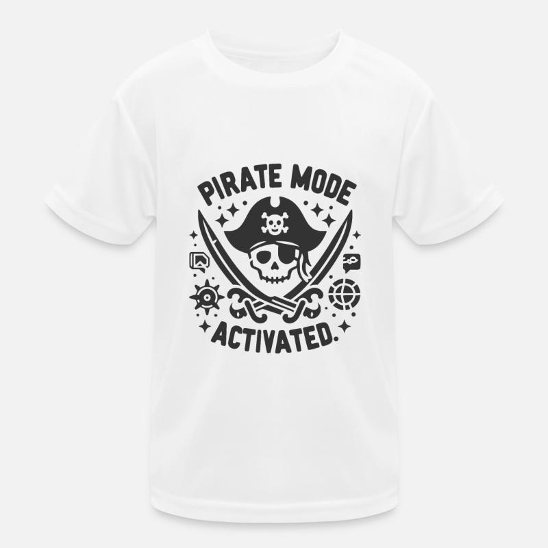 Pirate Mode Activated Kids Functional T-Shirt