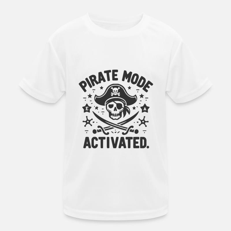 Pirate Mode Activated Kids Functional T-Shirt