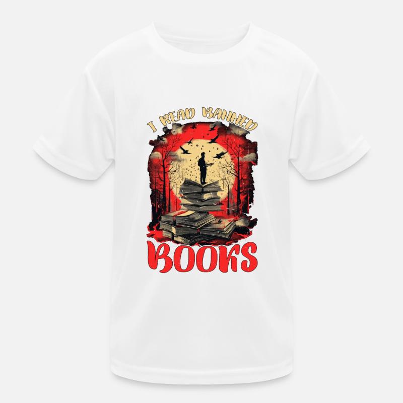 I Read Banned Books 63 Kinder Funktions-T-Shirt