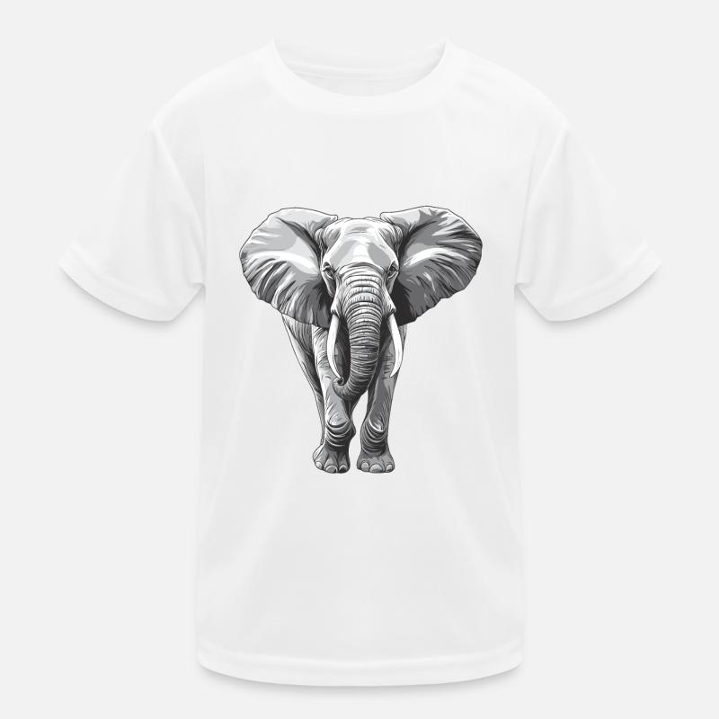 Elefant Kinder Funktions-T-Shirt