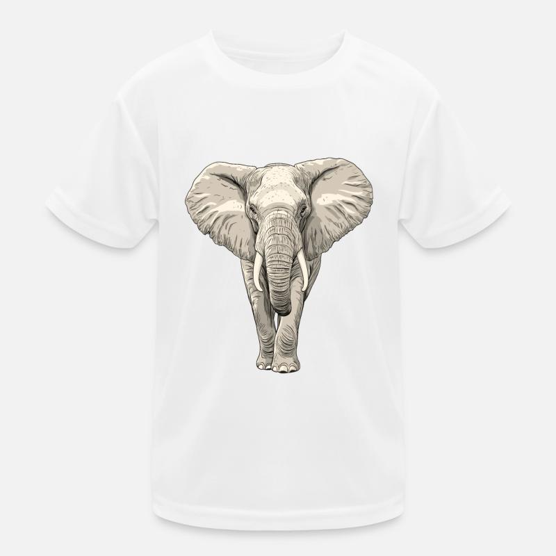 Elefant Kinder Funktions-T-Shirt