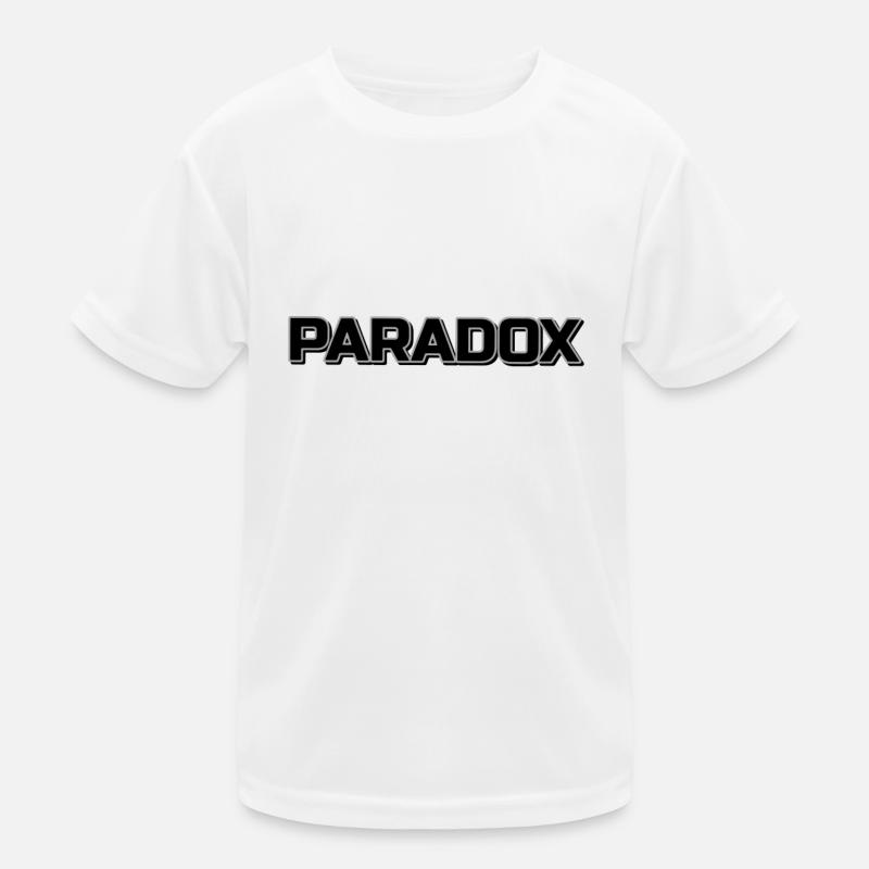 Paradoxes de Kühnes Déclaration Paradoxe audacieux Déclaration T-shirt sport Enfant
