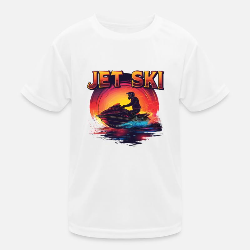 Jet ski aventure Rétro été T-shirt sport Enfant