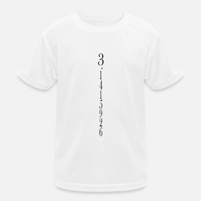 vertikale pi-nummern-folge vertical numéro pi T-shirt sport Enfant