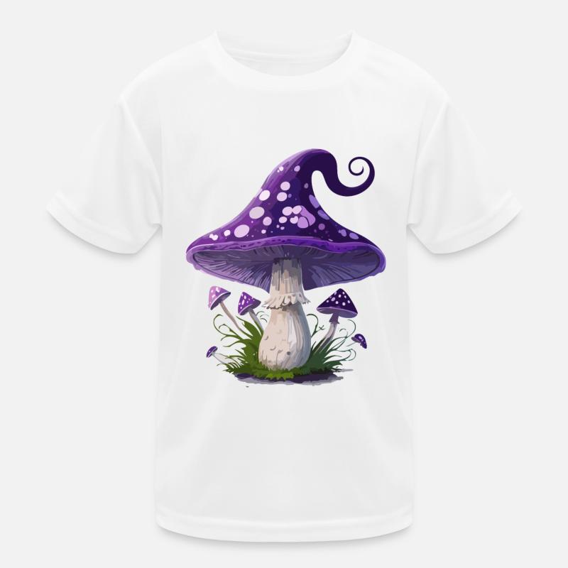 Fantasy-Pilz Kinder Funktions-T-Shirt