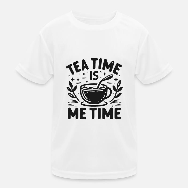 L’heure du thé, c’est du temps pour moi T-shirt sport Enfant