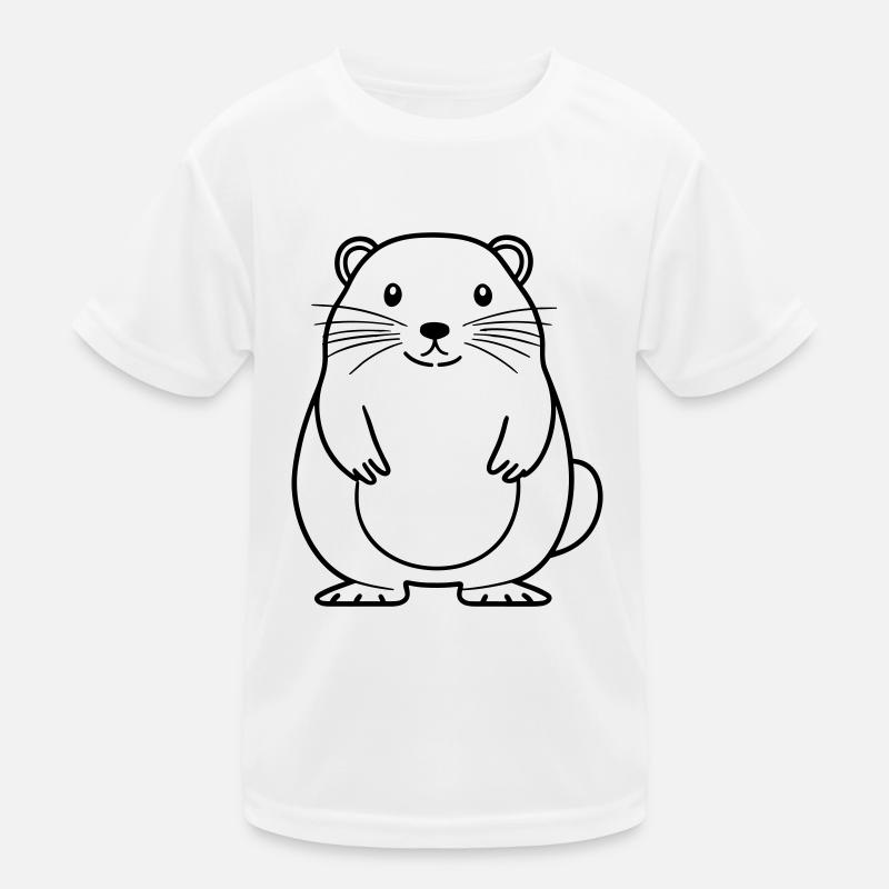 Murmeltier Kinder Funktions-T-Shirt