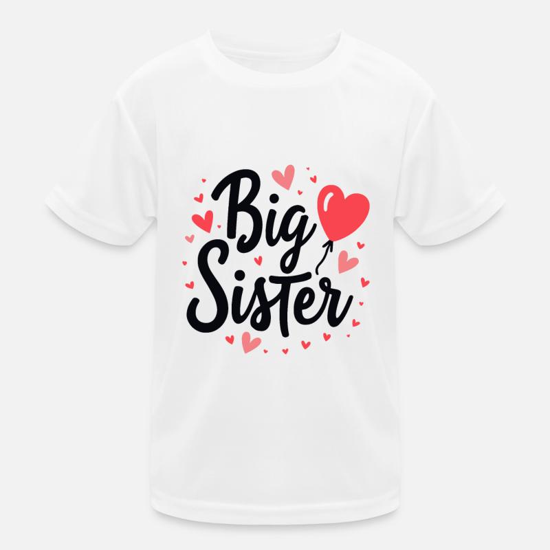 GROßE SCHWESTER Kinder Funktions-T-Shirt