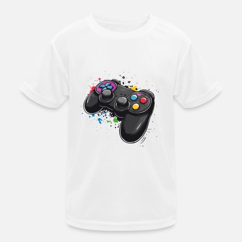Video Game Controllers for Gamers Kids Functional T-Shirt