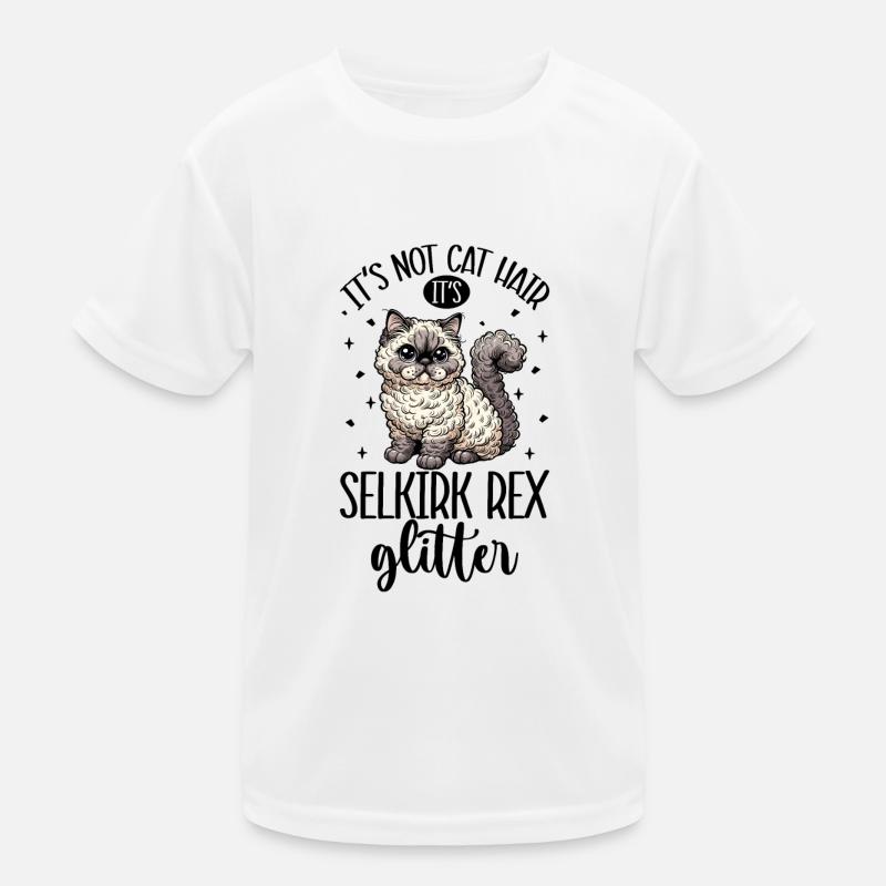 Paillettes Chats - Selkirk Rex T-shirt sport Enfant