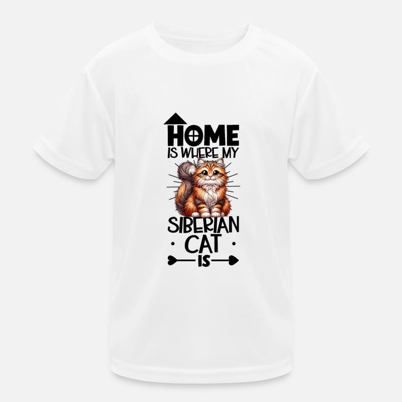 Accueil - Chat sibérien T-shirt sport Enfant