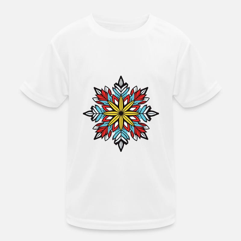 Frost Symbol Star Winter Snow Kids Functional T-Shirt