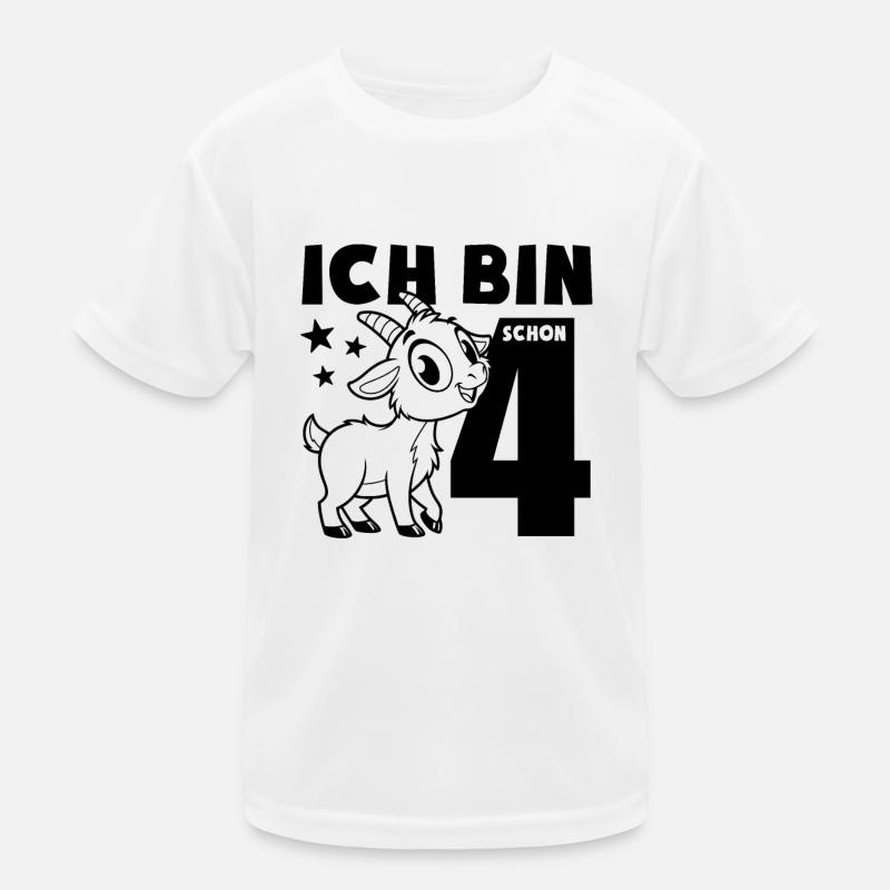Ich bin schon 4 Geburtstag - niedlich Kinder Funktions-T-Shirt
