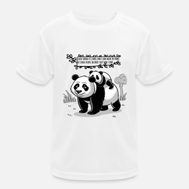 DON T LOOK WEAK Kids Functional T-Shirt