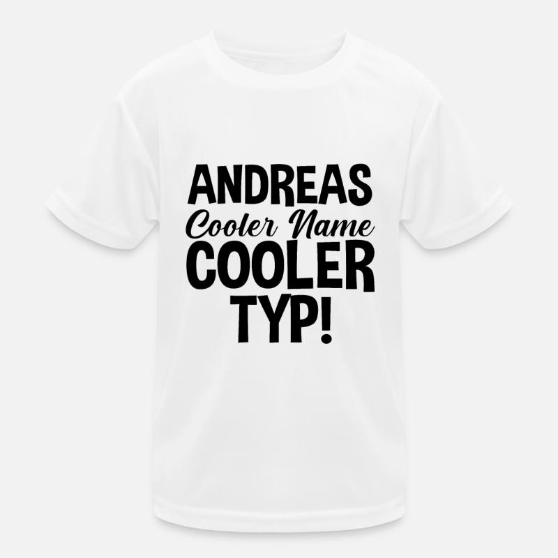 First name Andreas Kids Functional T-Shirt