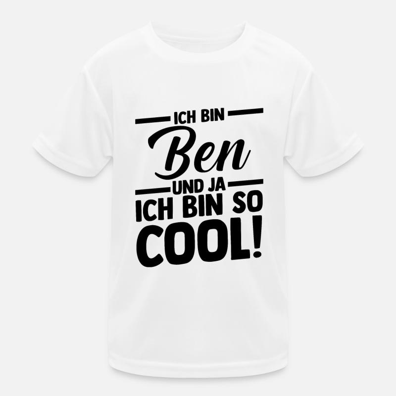 Prénom Ben T-shirt sport Enfant