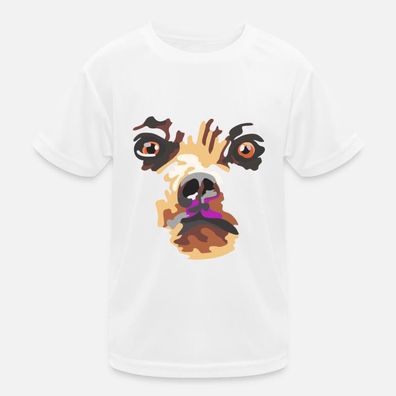 Bear with pink muzzle Kids Functional T-Shirt