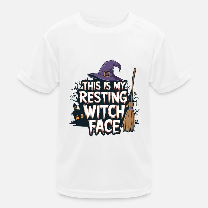 C’est mon visage de sorcière au repos Spooky Halloween Wit T-shirt sport Enfant