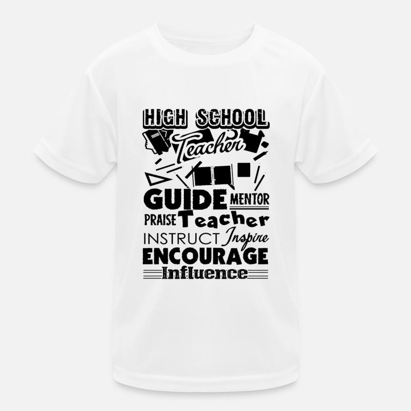 Awesome High School Teacher Kids Functional T-Shirt