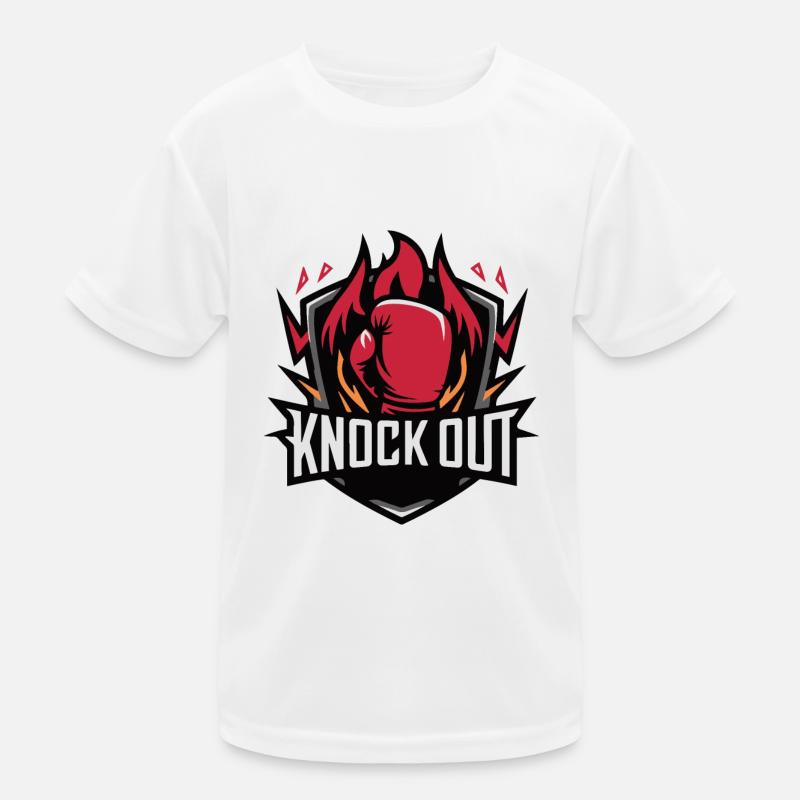 AUSKNOCK-OUT Kinder Funktions-T-Shirt