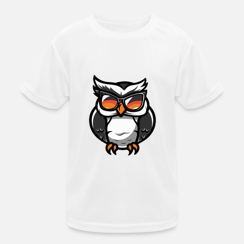 Owl Comic Cool Kids Functional T-Shirt