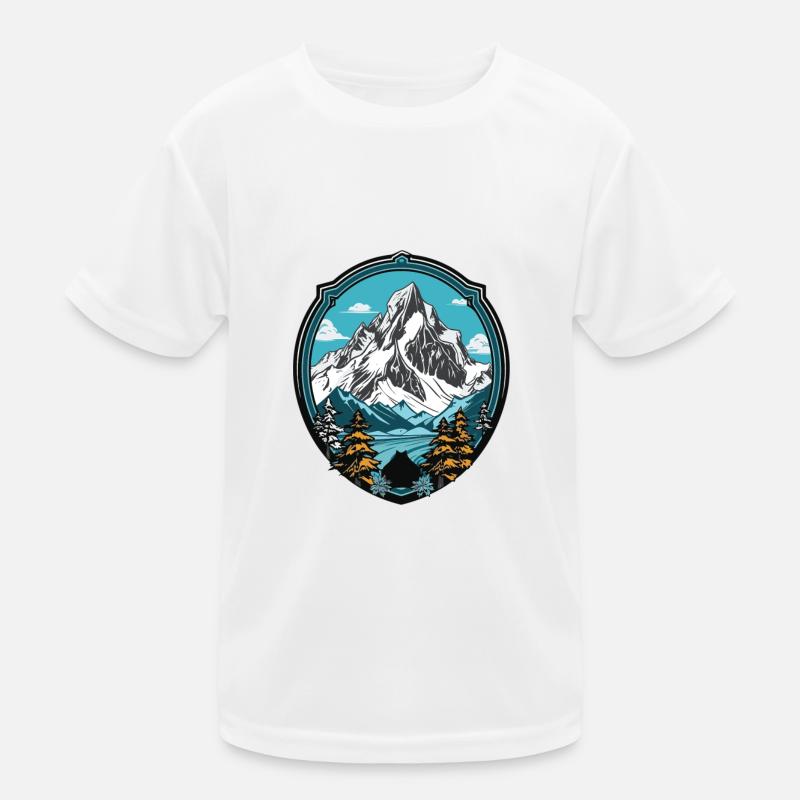 Mountains Mountains Kids Functional T-Shirt