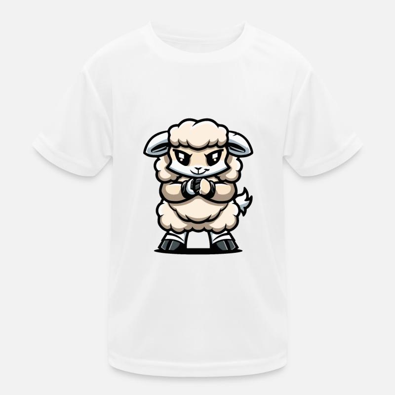 Schaf Comic Kinder Funktions-T-Shirt