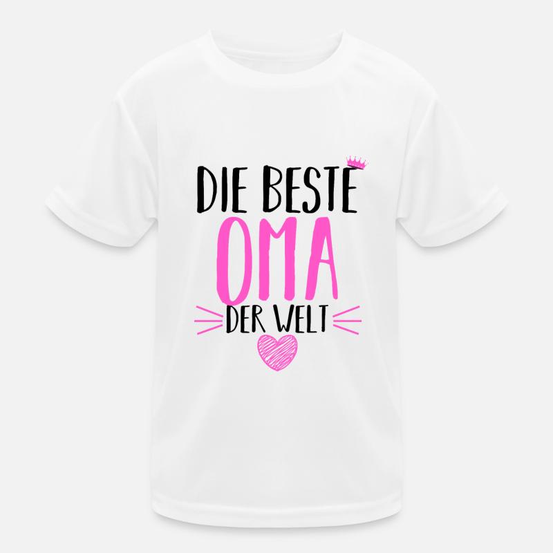 Großmutter Oma Kinder Funktions-T-Shirt
