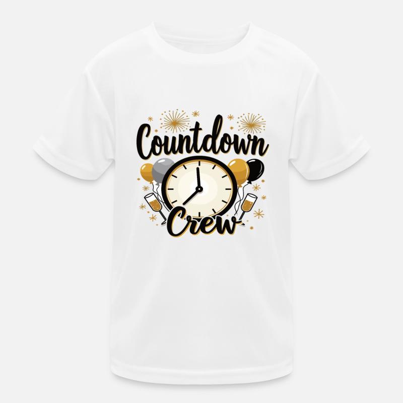 Countdown Crew Kinder Funktions-T-Shirt