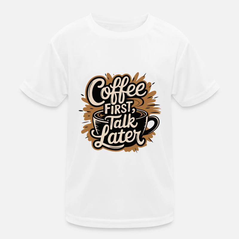 CAFÉ PREMIÈRE CONVERSATION PLUS TARD T-shirt sport Enfant