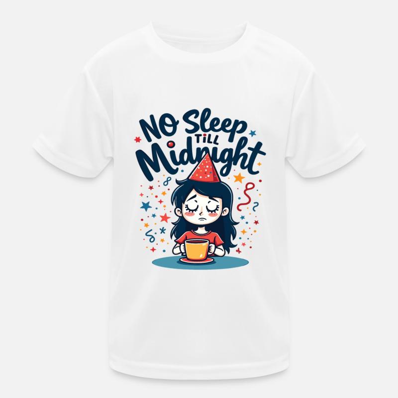 No Sleep Till Midnight Kids Functional T-Shirt