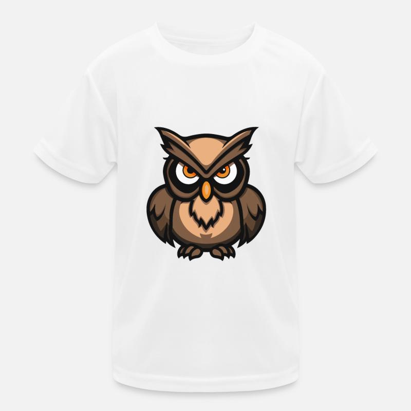Bande dessinée hibou T-shirt sport Enfant