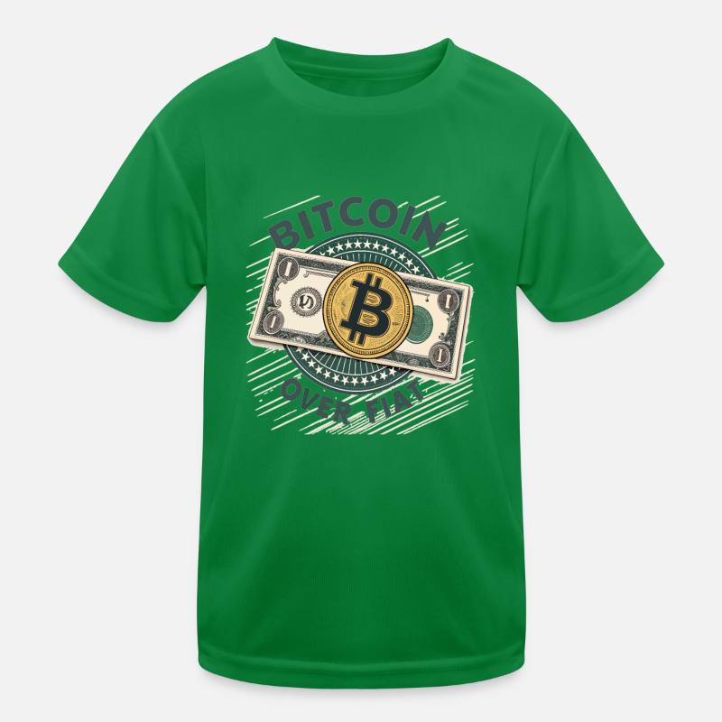 Bitcoin Over – Conception de crypto-monnaies pour les passionnés T-shirt sport Enfant