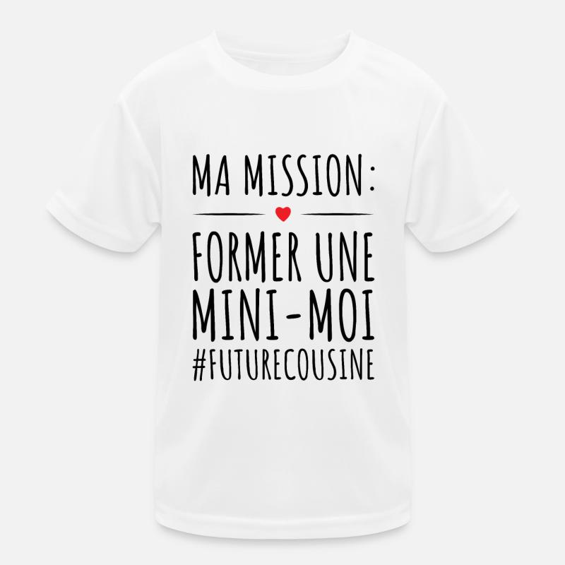 cadeau annonce grossesse future grande cousine T-shirt sport Enfant