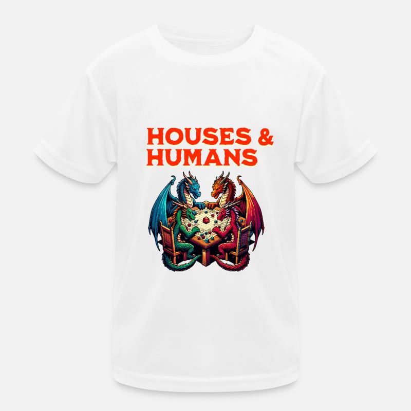 Häuser & Menschen, lustig, RPG Kinder Funktions-T-Shirt