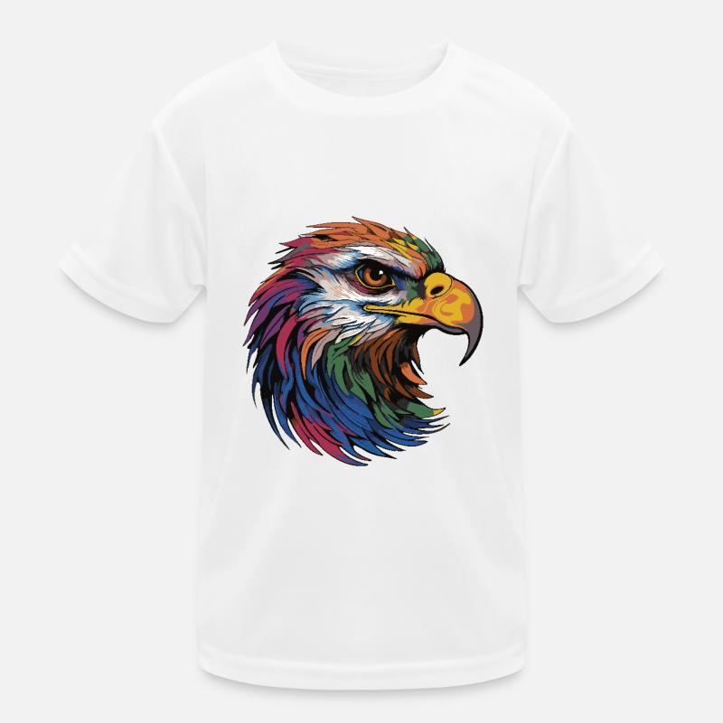 Eagle Portrait Kids Functional T-Shirt