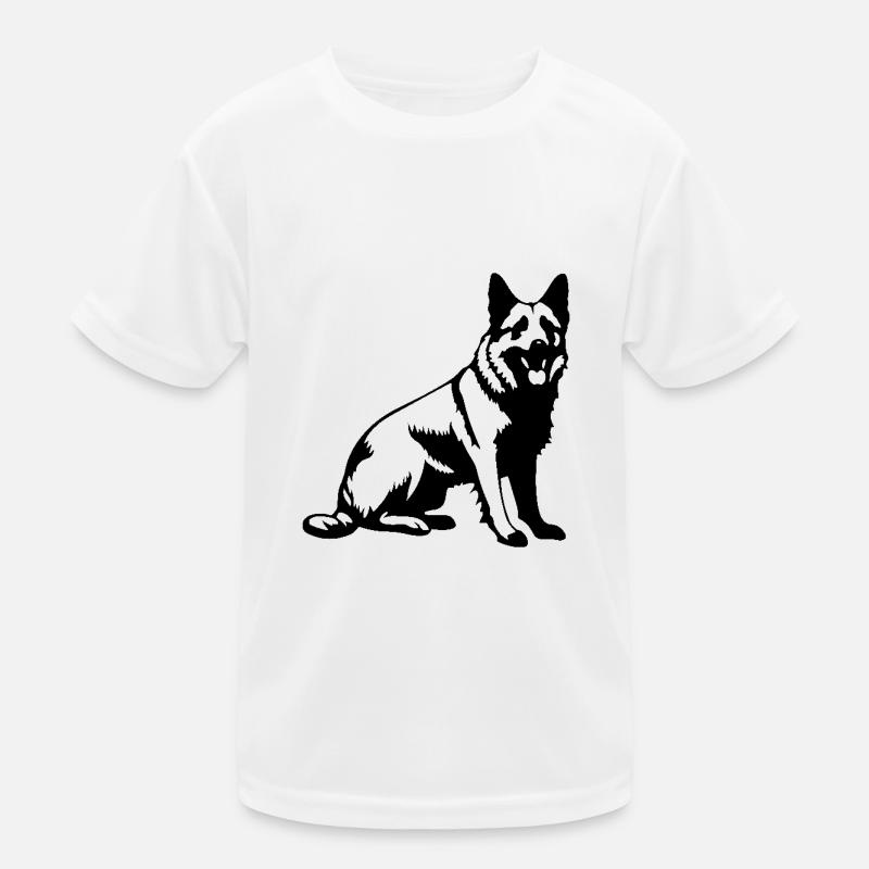 German Shepherd Hund Kinder Funktions-T-Shirt