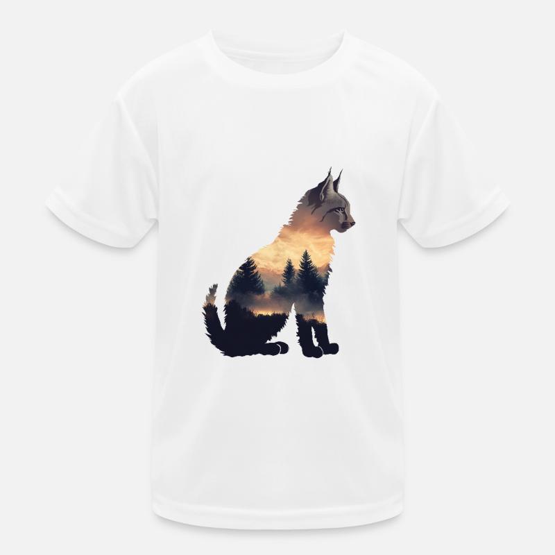 Luchs Kinder Funktions-T-Shirt
